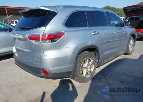 2014 Toyota Highlander Limited V6 из США, поврежденный, VIN 5TDYKRFH2ES009396